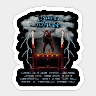 Bad Bunny El Ultimo Tour Del Mundo Sticker